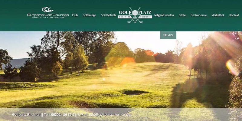 Client: Golf Club Rheintal Oftersheim - Gutperle Golf Courses